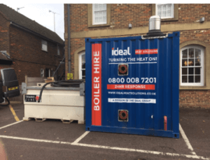 Kings Hotel - 500kw Temporary Boiler Hire