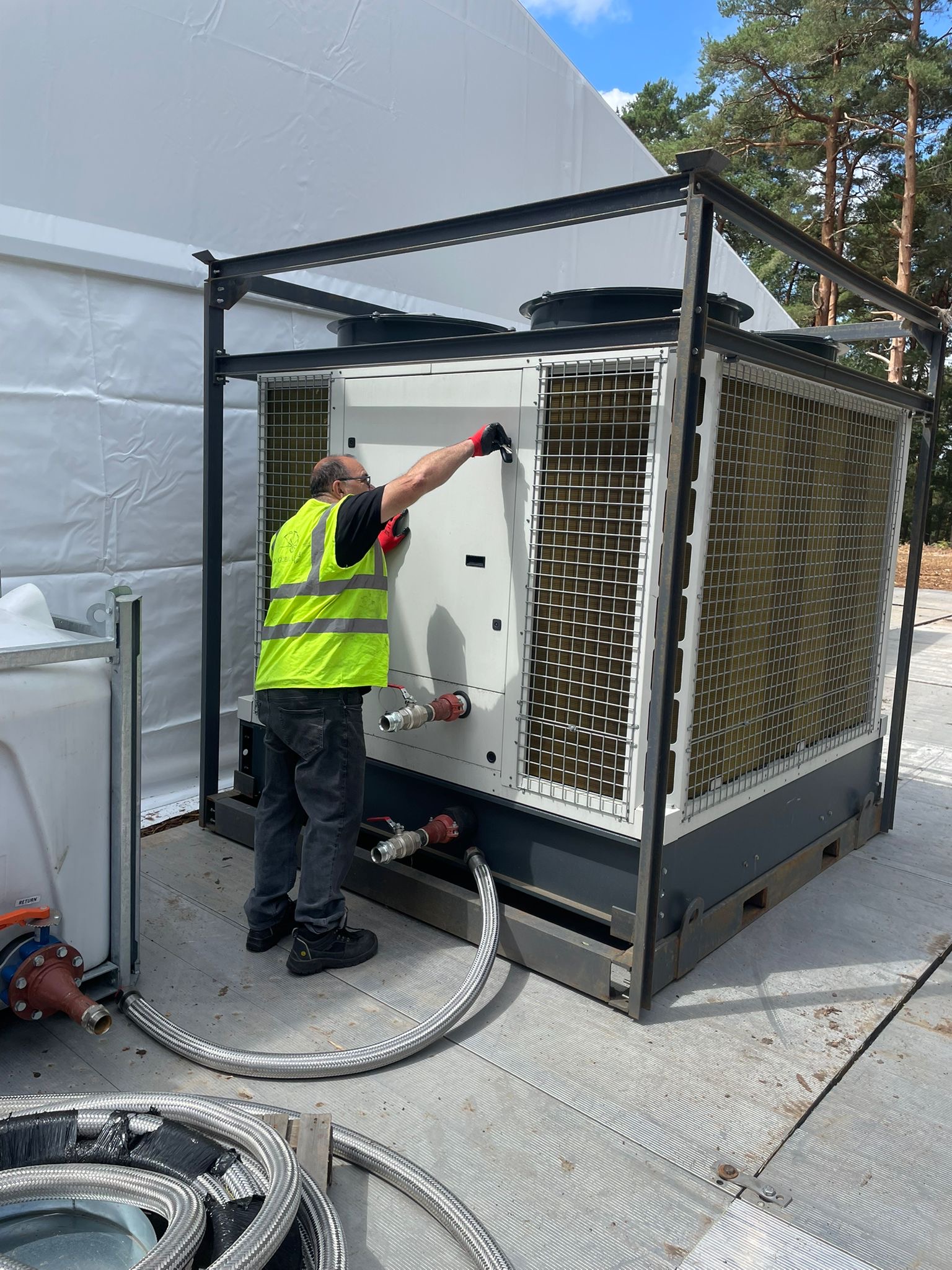 chiller hire for marquee