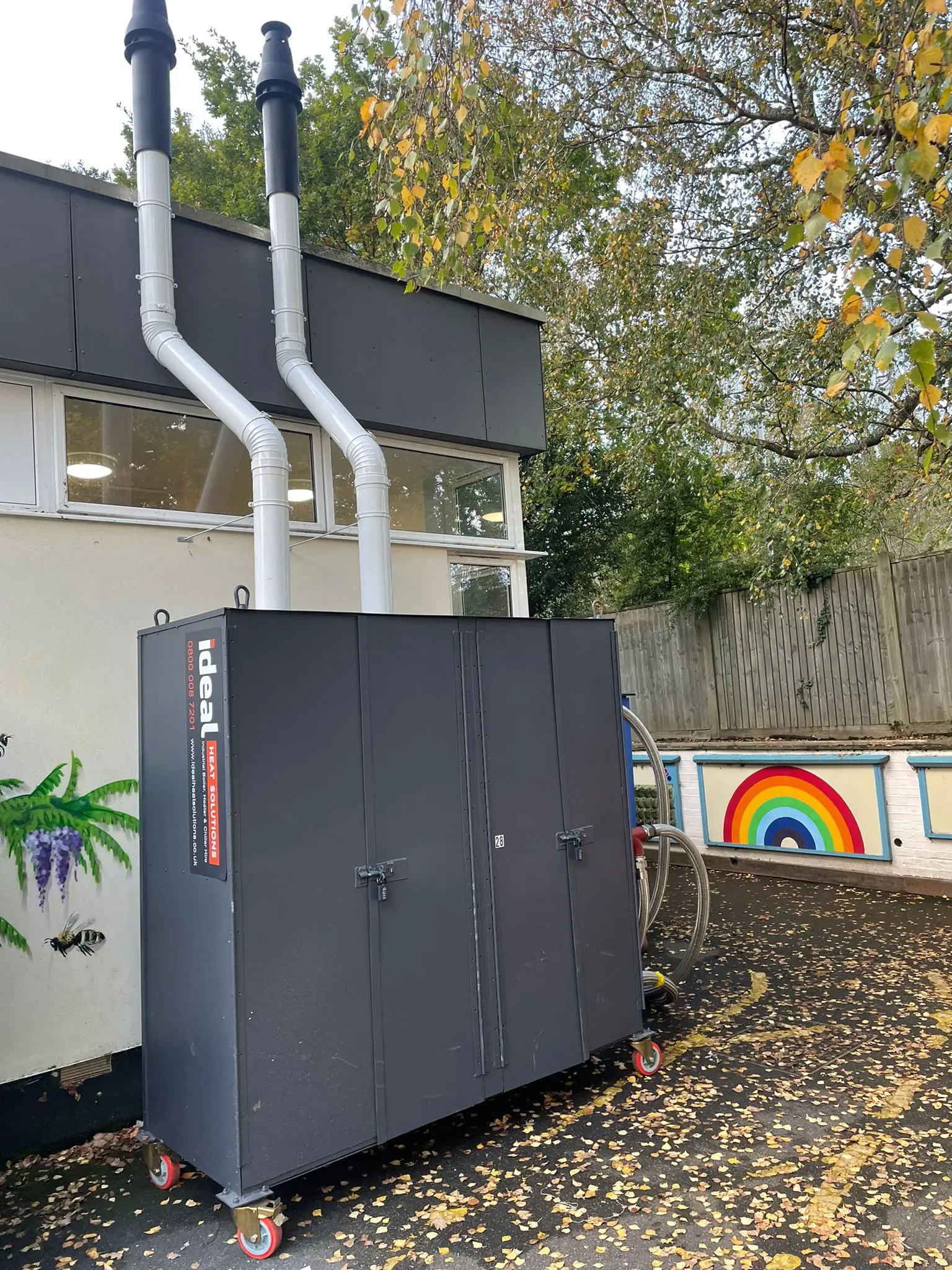 school boiler hire