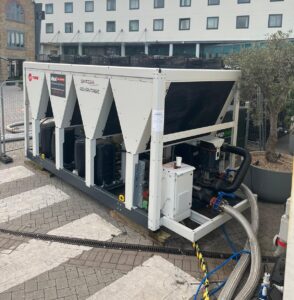 emergency 400kw chiller hire, chiller contingency plan, cooling solution