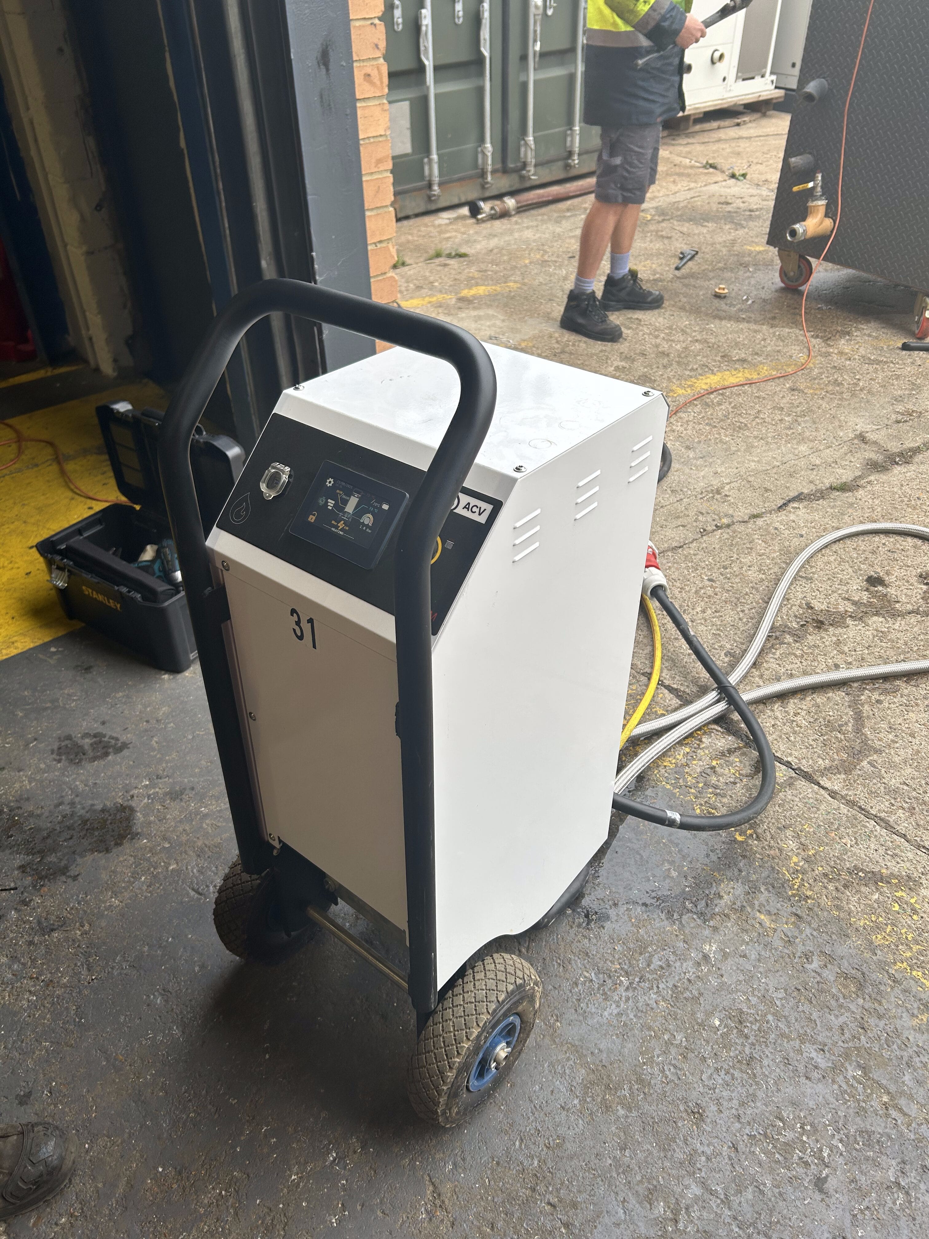 electric boiler, electric boiler for screed drying, electric boiler for underfloor heating