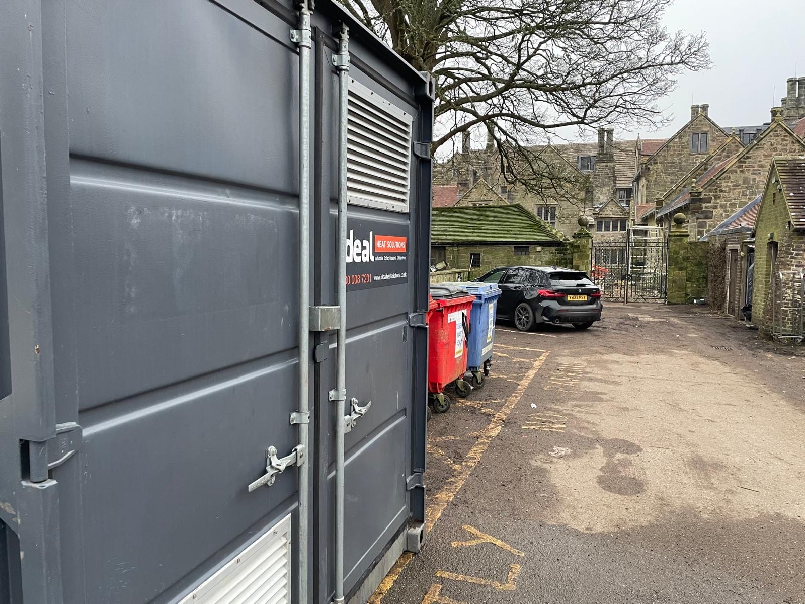 boiler hire for heritage site. boiler hire for botanical garden in west sussex