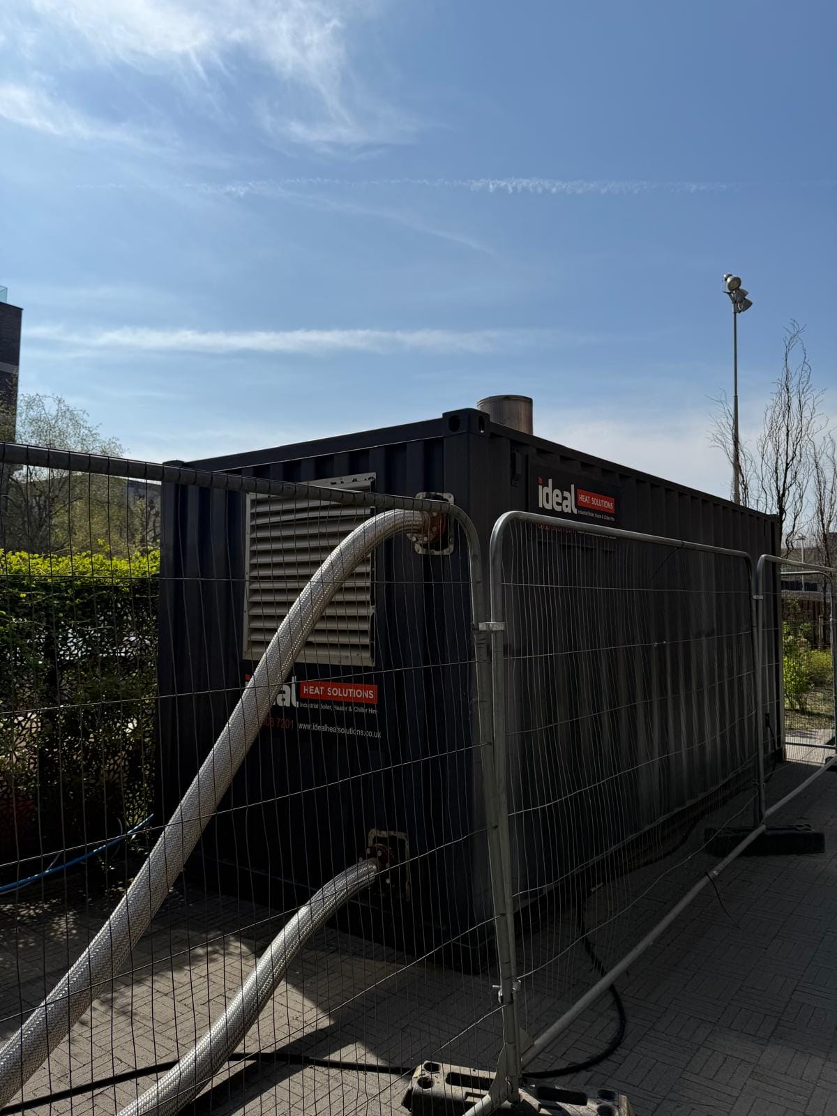 1500kw oil boiler for district heating in london