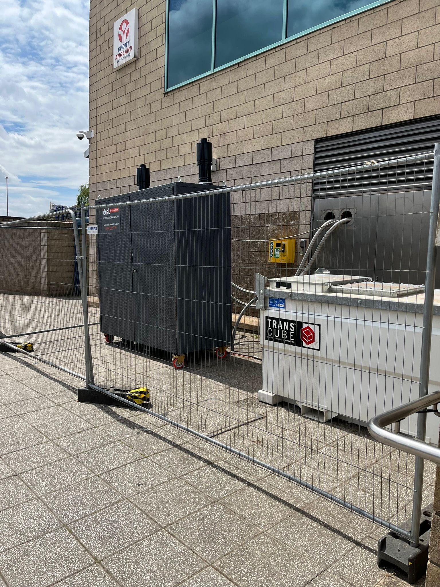 sports and leisure venue boiler hire in east midlands