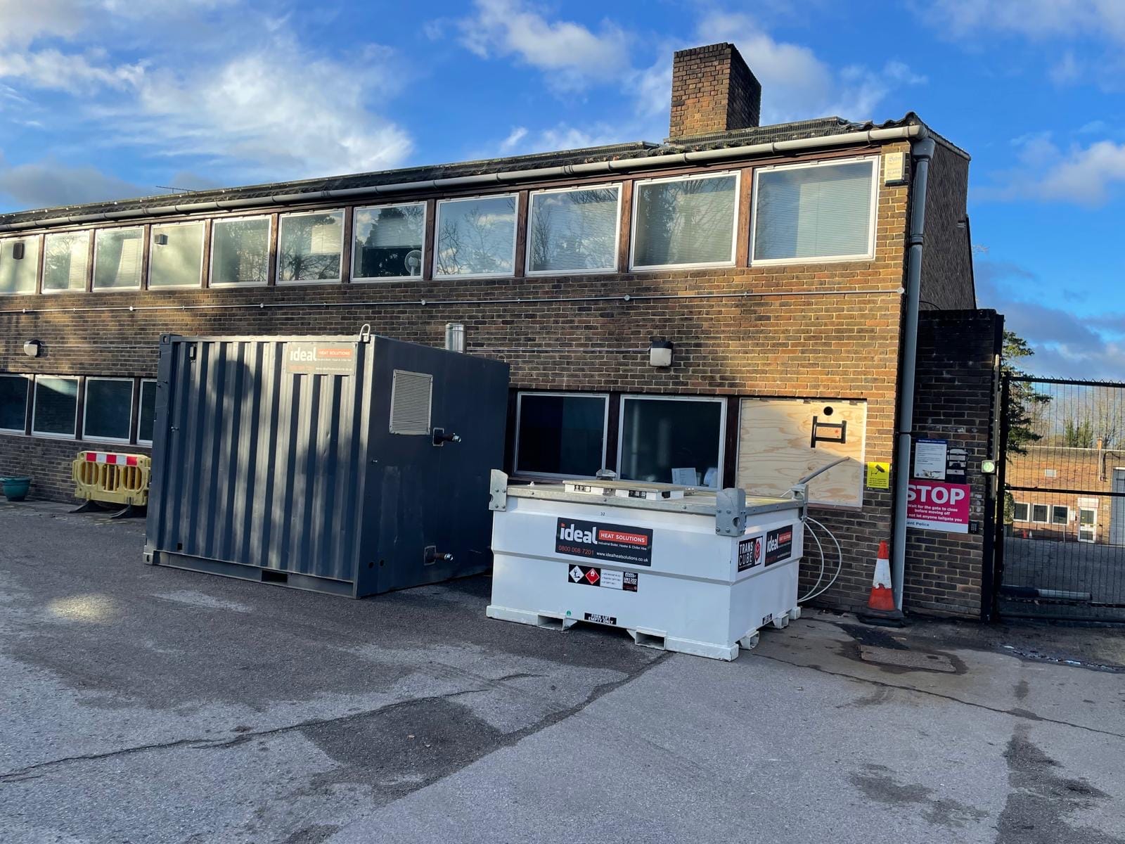boiler hire for government building