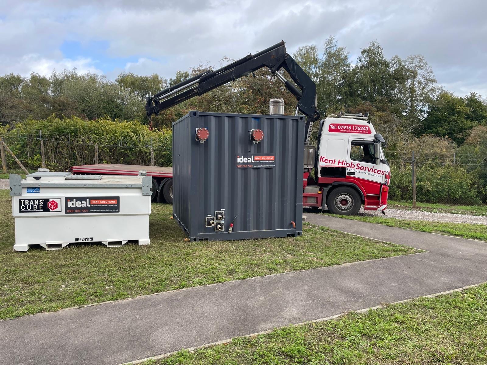temporary 500kw boiler hire