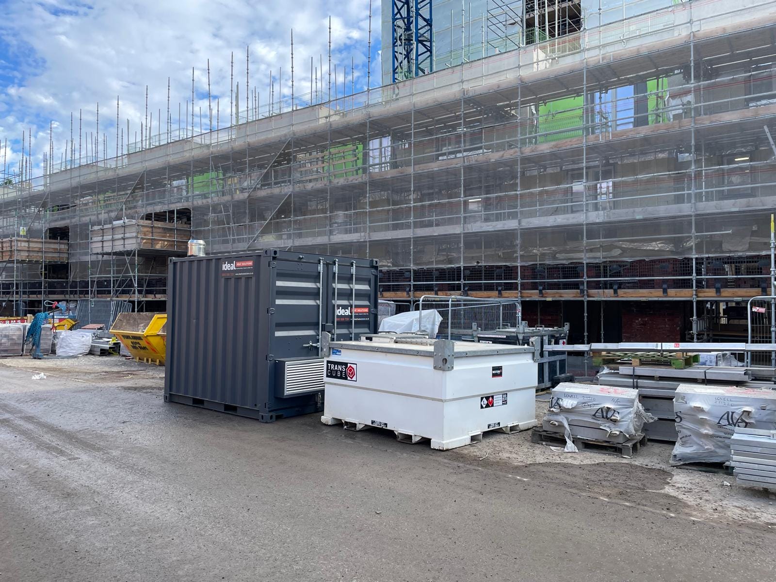 construction site boiler hire london