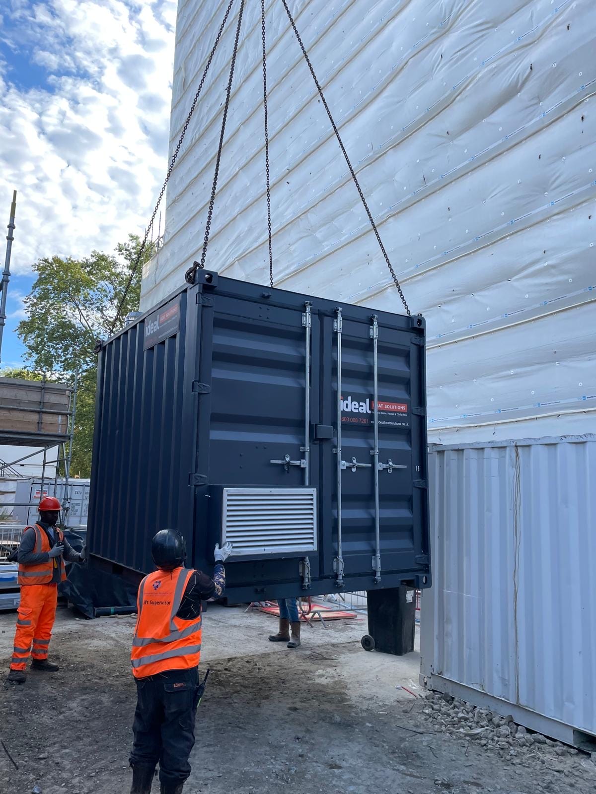 boiler hire for construction sites