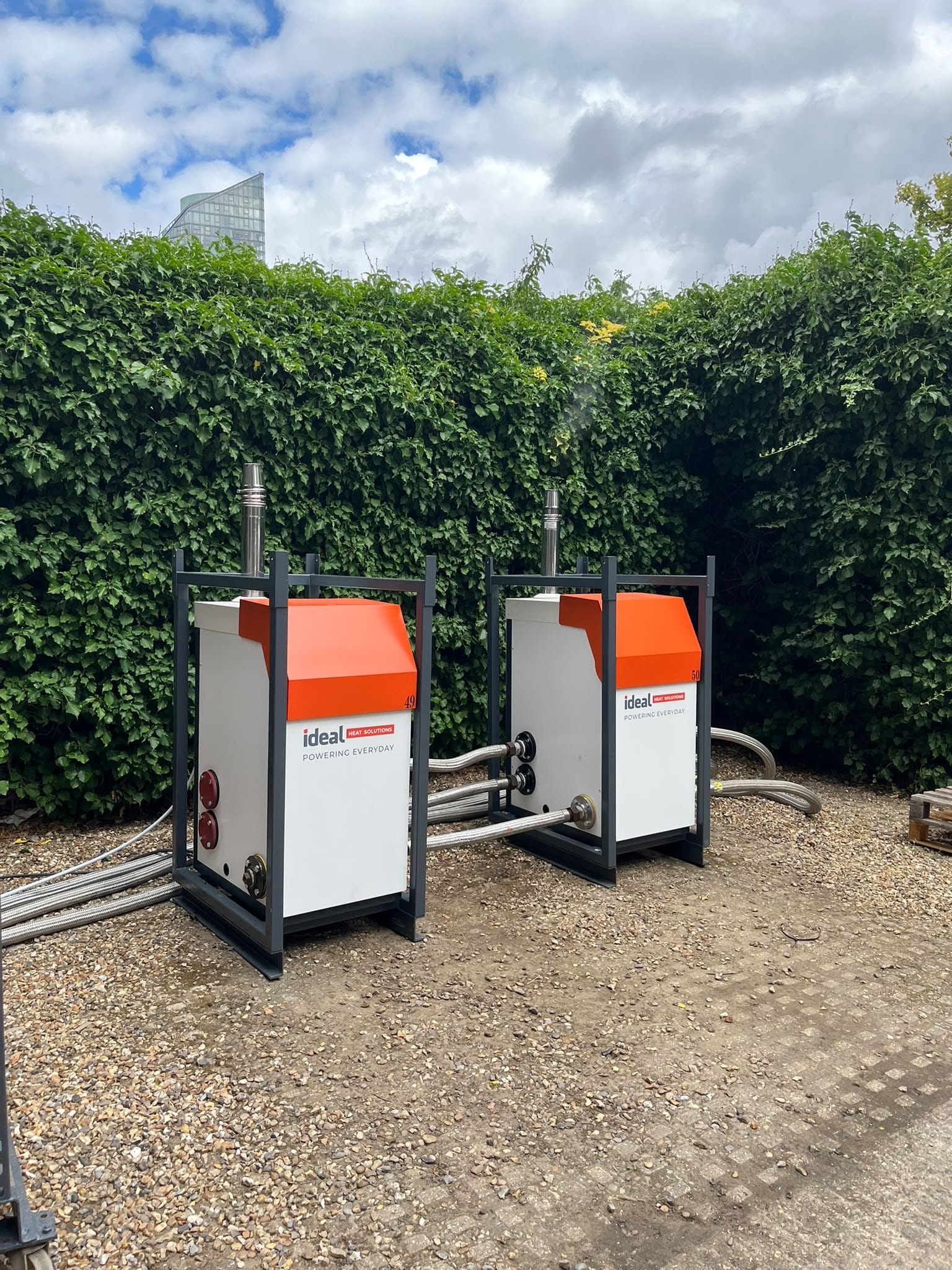 modular gas boiler hire